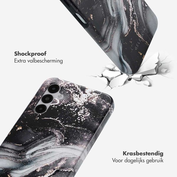 Selencia Vivid Backcover Samsung Galaxy A14 (5G/4G) - Chic Marble Black