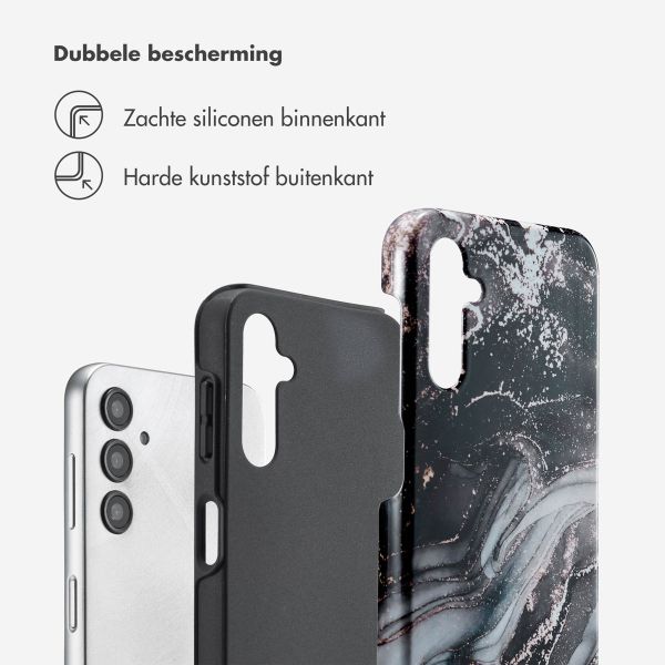 Selencia Vivid Backcover Samsung Galaxy A14 (5G/4G) - Chic Marble Black