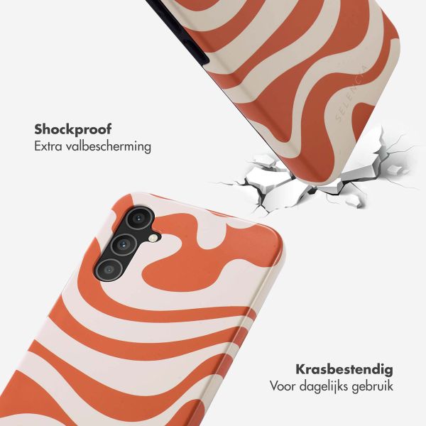 Selencia Vivid Backcover Samsung Galaxy A34 (5G) - Dream Swirl Orange