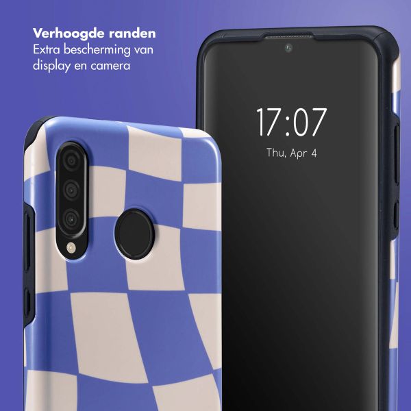 Selencia Vivid Backcover Huawei P30 Lite - Groovy Sapphire Blue