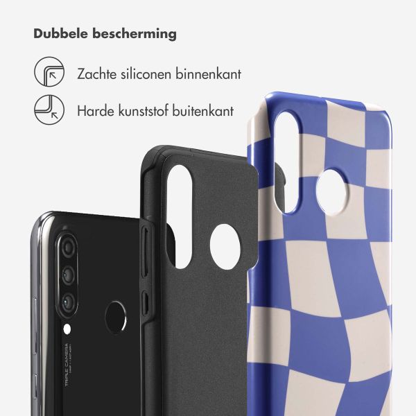 Selencia Vivid Backcover Huawei P30 Lite - Groovy Sapphire Blue