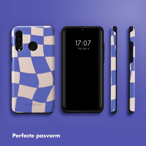 Selencia Vivid Backcover Huawei P30 Lite - Groovy Sapphire Blue