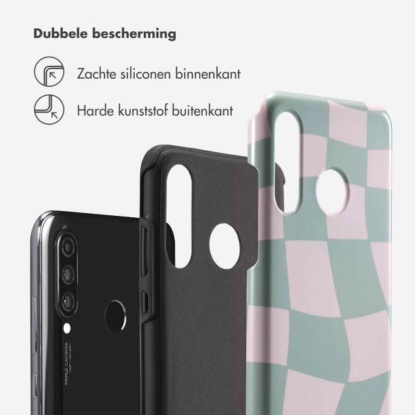 Selencia Vivid Backcover Huawei P30 Lite - Groovy Sage Green