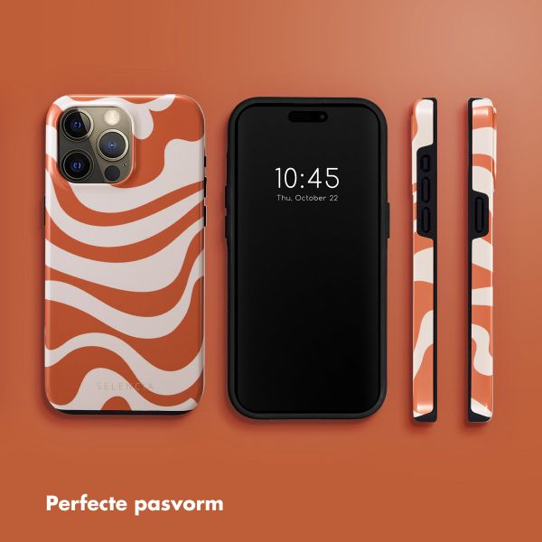 Selencia Vivid Backcover iPhone 15 Pro Max - Dream Swirl Orange