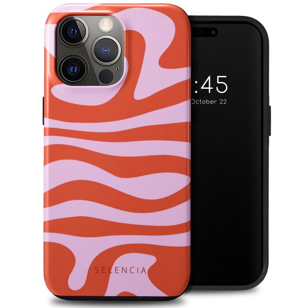 Selencia Vivid Backcover iPhone 15 Pro Max - Dream Swirl Pink