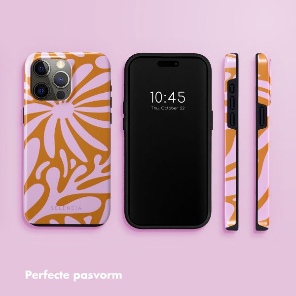 Selencia Vivid Backcover iPhone 15 Pro Max - Modern Bloom Pink