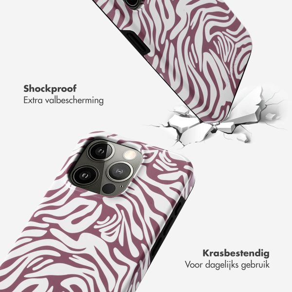 Selencia Vivid Backcover iPhone 15 Pro - Trippy Swirl Dark Rose