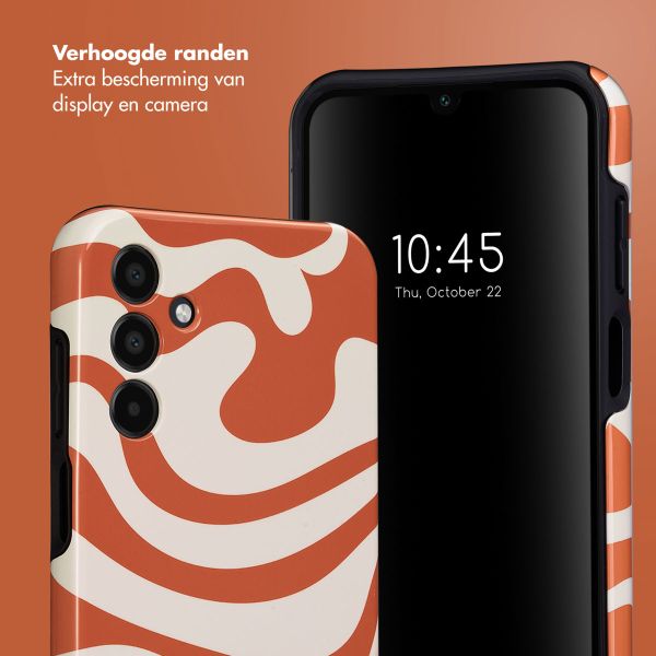 Selencia Vivid Backcover Samsung Galaxy A15 (5G/4G) - Dream Swirl Orange