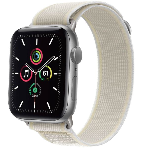 imoshion Nylon Trail bandje Apple Watch Series 1-9 / SE - 38/40/41 mm / Series 10 - 42 mm - Sterrenlicht