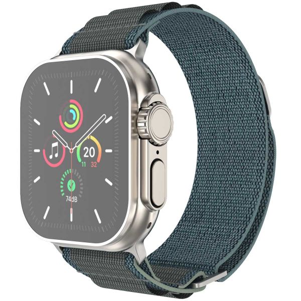 imoshion Nylon Alpine bandje Apple Watch Series 1-10 / SE / Ultra (2) - 42/44/45/46/49 mm - Blauw