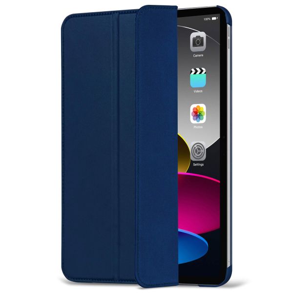 Decoded Textured Sillicon Slim Cover iPad 10 (2022) 10.9 inch - Navy Peony