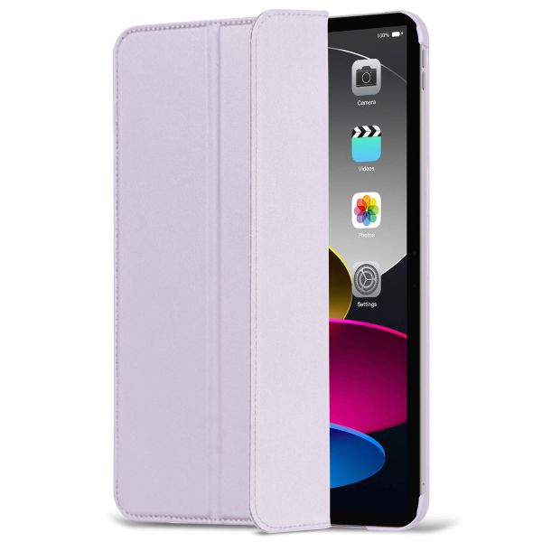 Decoded Textured Sillicon Slim Cover iPad 10 (2022) 10.9 inch - Lavender