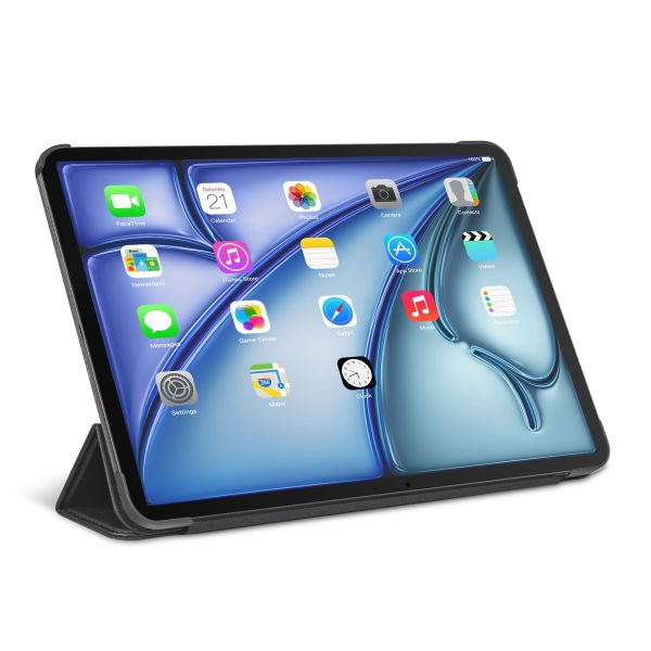 Decoded Textured Sillicon Slim Cover iPad Air 11 inch (2024) M2 / Air 5 (2022) / Air 4 (2020) - Charcoal