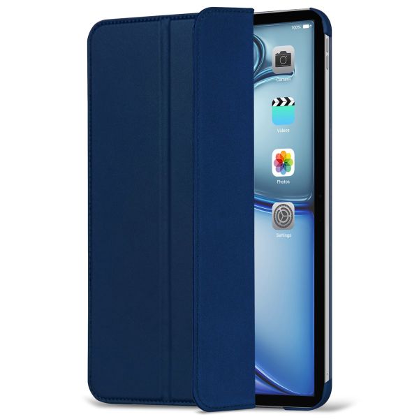 Decoded Textured Sillicon Slim Cover iPad Air 11 inch (2024) M2 / Air 5 (2022) / Air 4 (2020) - Navy Peony