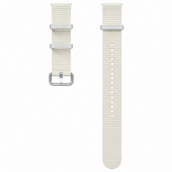 Samsung Originele Watch7 Athleisure Band Galaxy Watch 4 / 5 / 6 / 7 - 20 mm - S/M - Cream