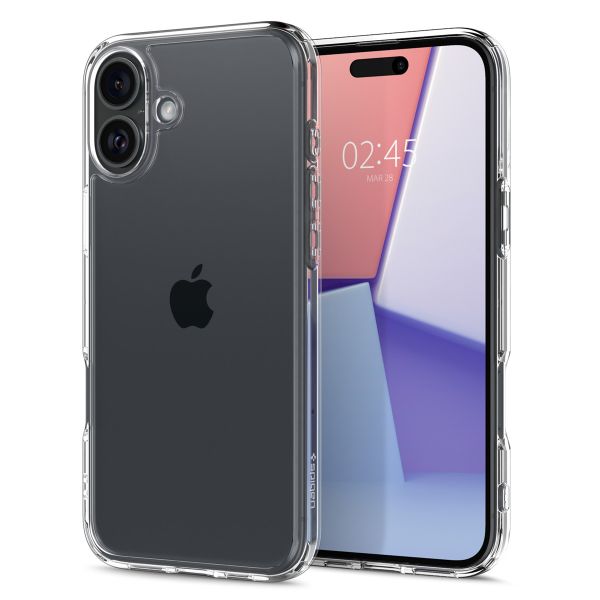 Spigen Ultra Hybrid Backcover iPhone 16 - Crystal Clear