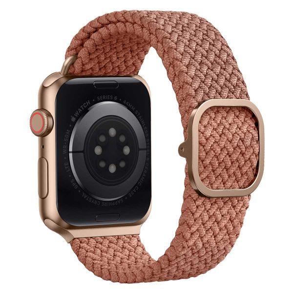 Uniq Aspen Braided bandje Apple Watch 1-9 / SE / Ultra (2) - 42/44/45/49 mm - Grapefruit Pink