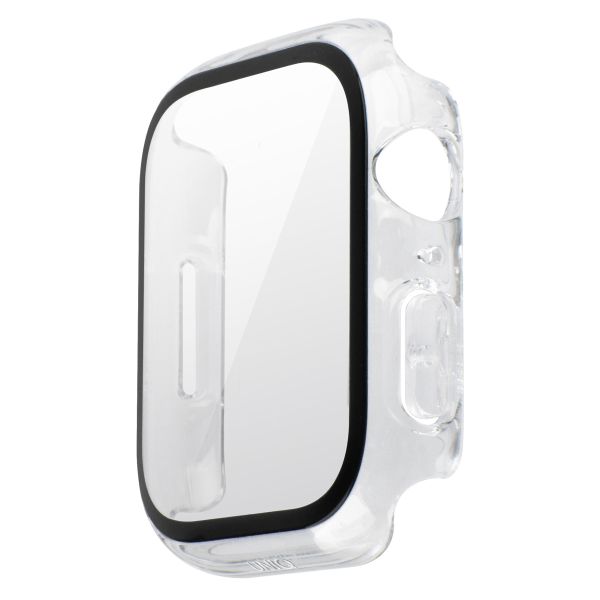 Uniq Legion Apple Watch Case met Gehard glazen screenprotector Apple Watch 7-9 - 41 mm - Dove (Clear)