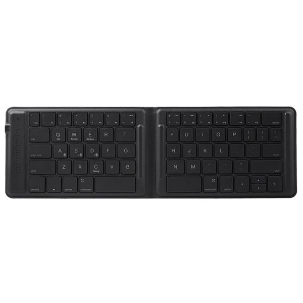 Uniq Forio Opvouwbaar bluetooth QWERTY toetsenbord - Draadloos toetsenbord - Chalk Grey