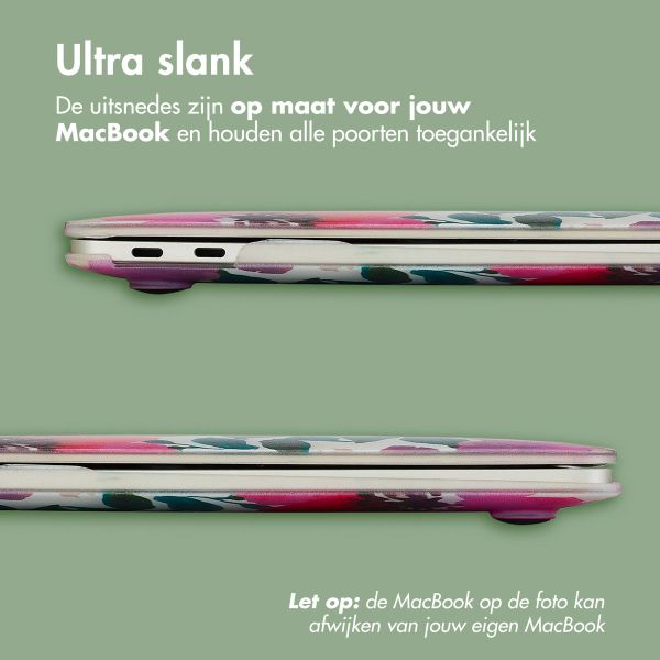 imoshion Design Laptop Cover MacBook Pro 16 inch (2021) / Pro 16 inch (2023) M3 chip - A2485 / A2780 / A2991 - Floral Water Color