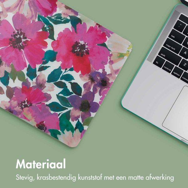 imoshion Design Laptop Cover MacBook Air 15 inch (2023) / Air 15 inch (2024) M3 chip - A2941 / A3114 - Floral Water Color