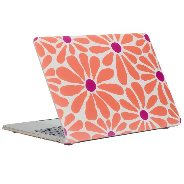 imoshion Design Laptop Cover MacBook Pro 14 inch (2021) / Pro 14 inch (2023) M3 chip - A2442 / A2779 / A2918 - Orange Flower Connect