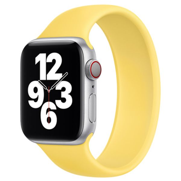 Apple Solobandje Apple Watch Series 1-10 / SE / Ultra (2) - 42/44/45/46/49 mm - Maat 4 - Ginger