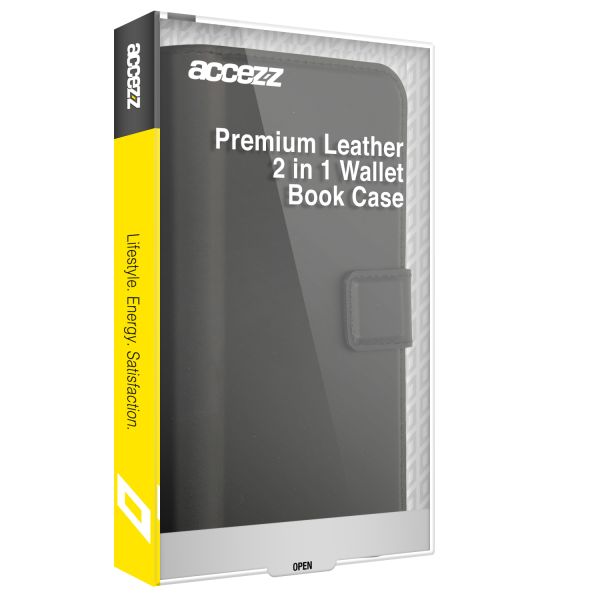 Accezz Premium Leather 2 in 1 Wallet Bookcase Samsung Galaxy A14 (5G/4G) - Zwart