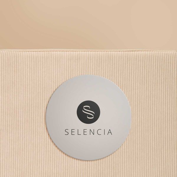 Selencia Corduroy Laptop hoes 15-16 inch - Laptopsleeve - Beige