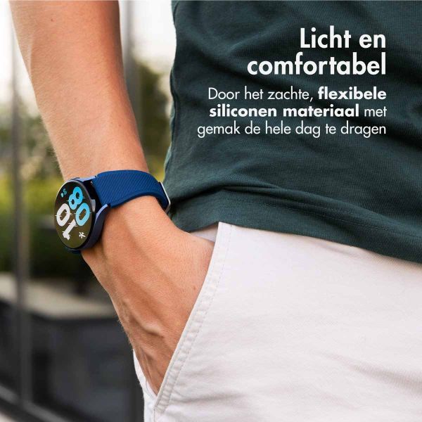 imoshion Flexibel Siliconen bandje - Universeel 22 mm aansluiting - Donkerblauw