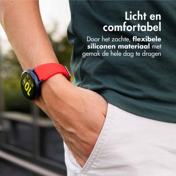 imoshion Flexibel Siliconen bandje - Universeel 20 mm aansluiting - Rood