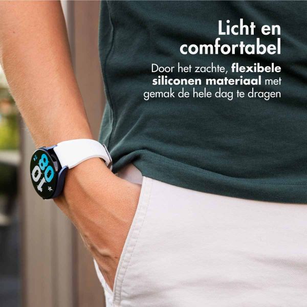 imoshion Flexibel Siliconen bandje - Universeel 22 mm aansluiting - Wit