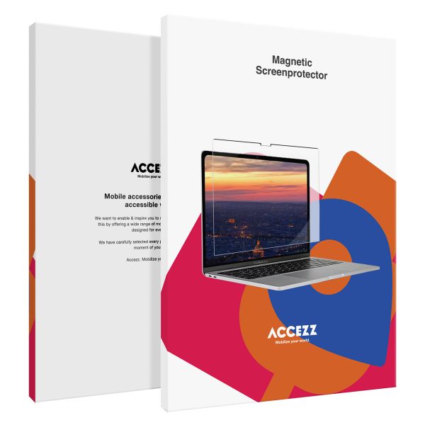 Accezz Magnetische Screenprotector MacBook Air 13 inch (2018 - 2020) / Pro 13 inch (2018 - 2022) - A1932 / A2179 / A2337