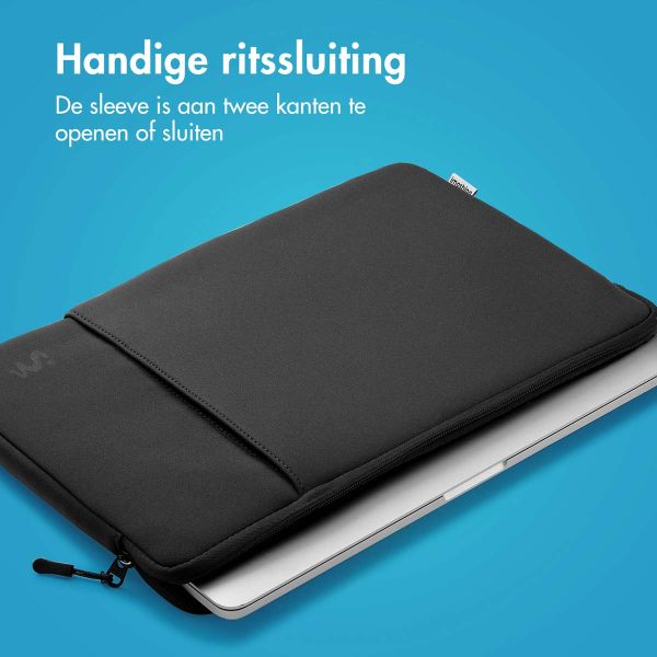 imoshion Laptop hoes 13 inch - Laptopsleeve met vak - Black