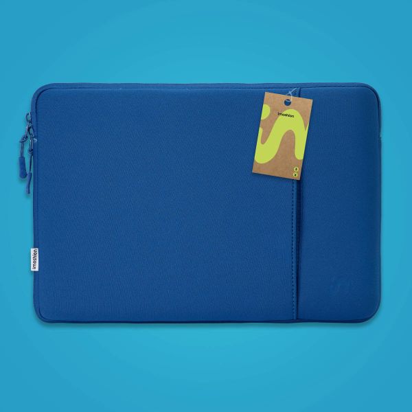 imoshion Laptop hoes 14 inch - Laptopsleeve met vak - Cobalt Blue