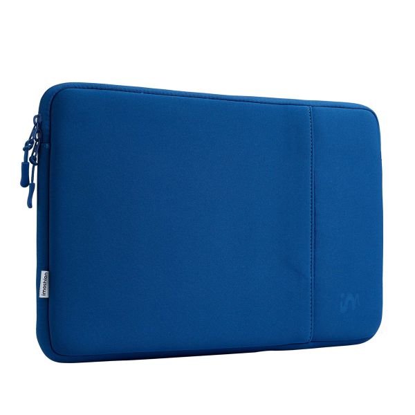 imoshion Laptop hoes 15-16 inch - Laptopsleeve met vak - Cobalt Blue