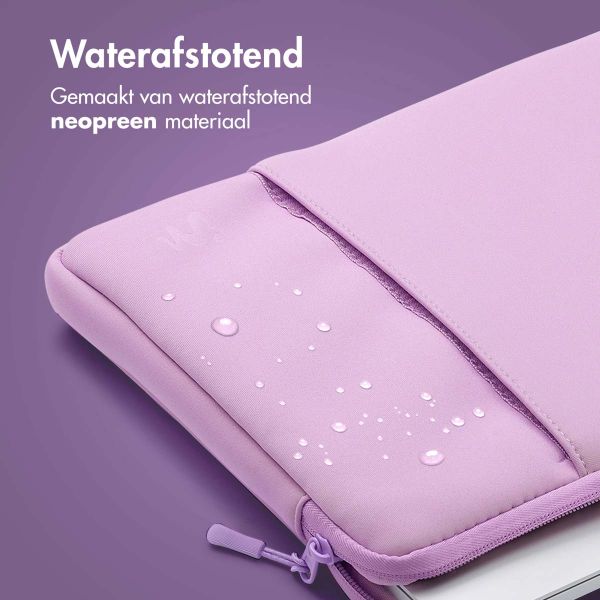 imoshion Laptop hoes 13 inch - Laptopsleeve met vak - Lavender Lilac