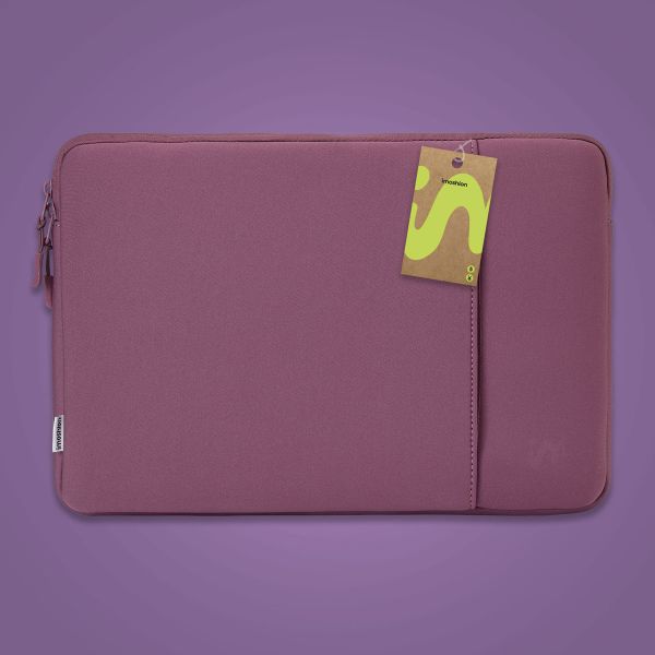 imoshion Laptop hoes 14 inch - Laptopsleeve met vak - Royal Plum