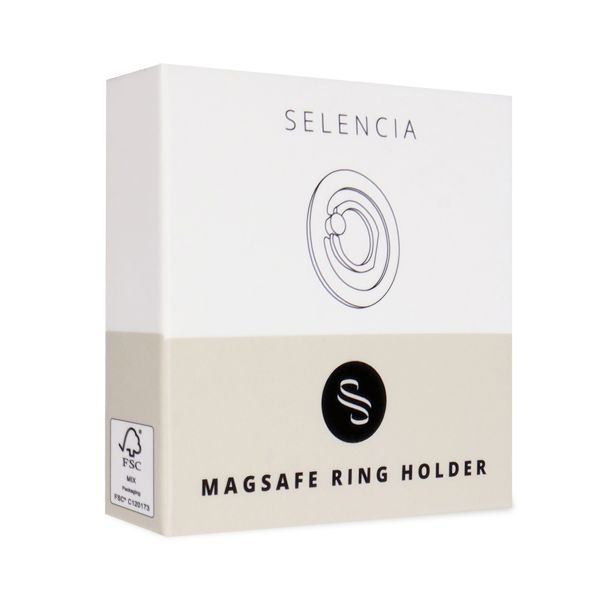 Selencia MagSafe telefoonring - Zilver