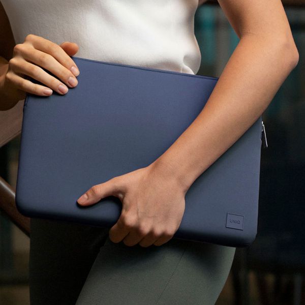 Uniq Cyprus Laptop hoes 14 inch - Laptopsleeve - Abyss Blue