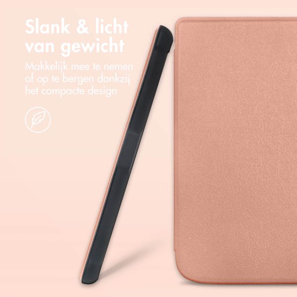 imoshion Slim Soft Case Sleepcover Kobo Nia - Rosé Goud