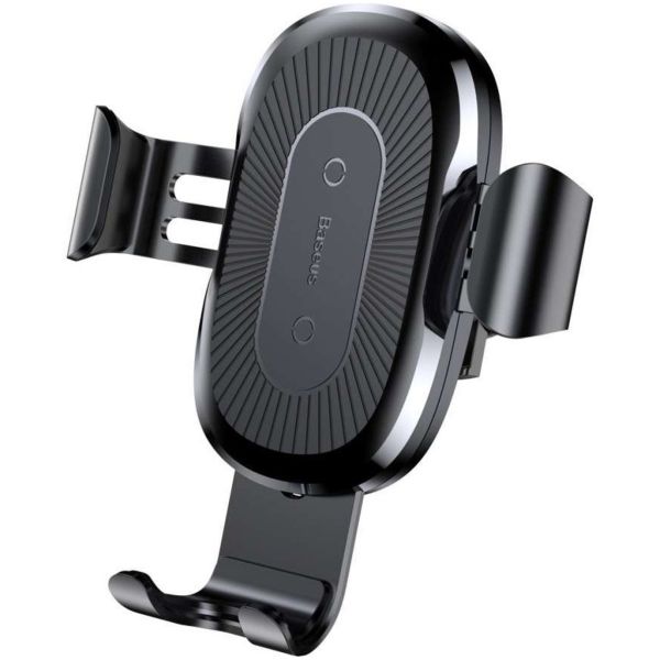 Baseus Wireless Car Charger Gravity Car Mount Samsung Galaxy A32 (5G) - Telefoonhouder auto - Draadloze oplader - Dashboard - Zwart