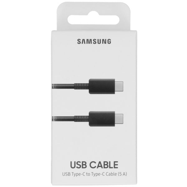 Samsung USB-C naar USB-C kabel 5A Samsung Galaxy A50 - 1 meter - Zwart