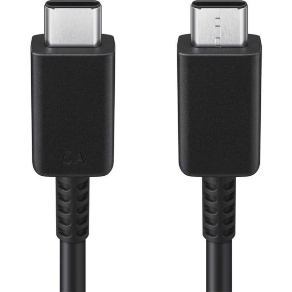 Samsung USB-C naar USB-C kabel 5A Samsung Galaxy A50 - 1 meter - Zwart