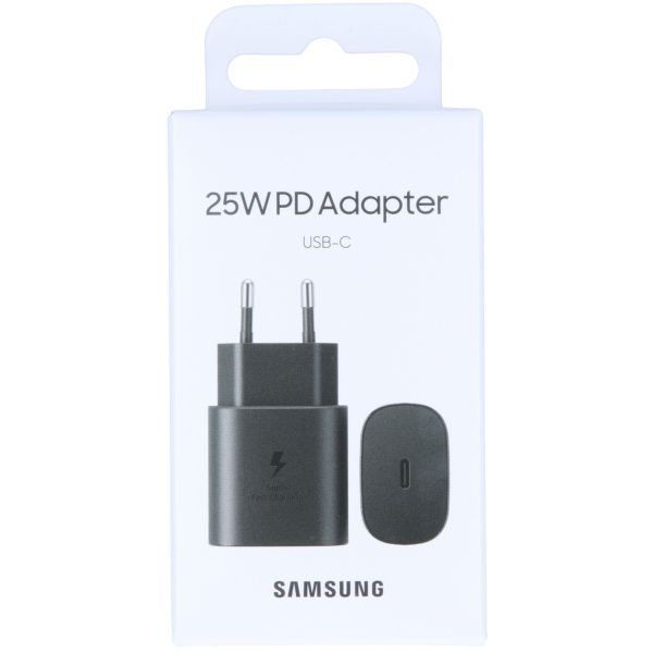 Samsung Originele Fast Charging Adapter USB-C Samsung Galaxy A52s - Oplader - USB-C aansluiting - 25 Watt - Zwart