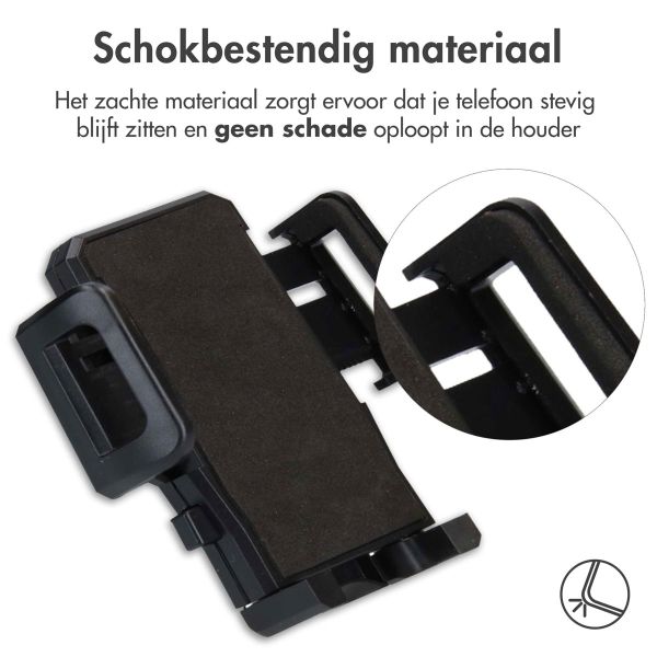 Accezz Telefoonhouder fiets Samsung Galaxy S23 Ultra - Verstelbaar - Universeel - Zwart