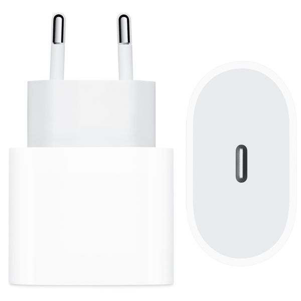 Apple Originele USB-C Power Adapter iPhone 15 - Oplader - USB-C aansluiting - 20W - Wit