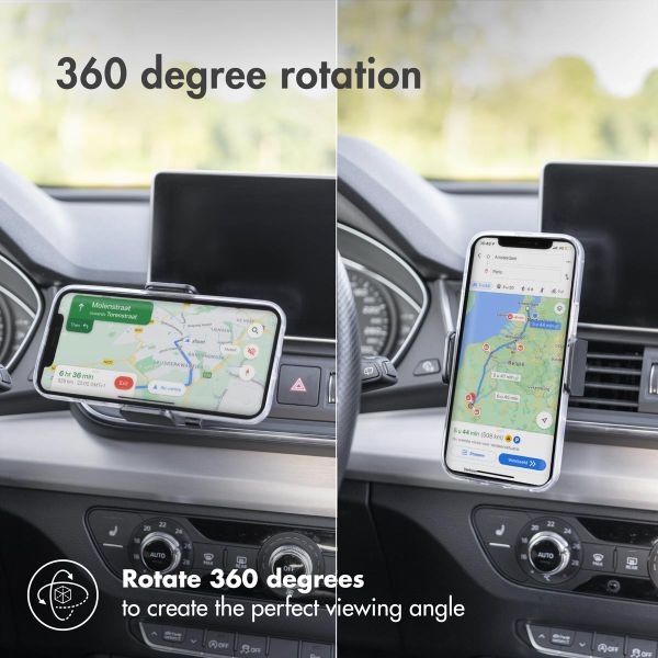 Accezz Telefoonhouder auto iPhone 6 Plus - Verstelbaar - Universeel - Ventilatierooster - Zwart 