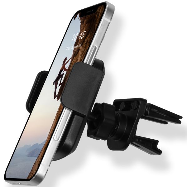 Accezz Telefoonhouder auto Samsung Galaxy S20  - Verstelbaar - Universeel - Ventilatierooster - Zwart 