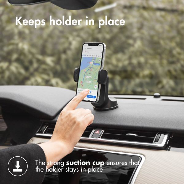 Accezz Telefoonhouder auto iPhone 6s Plus - Verstelbaar - Universeel - Dashboard en voorruit - Zwart